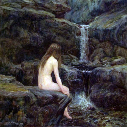bellsofsaintclements:“Kilden” (1900) by Norwegian artist Otto Hennig (1871-1920).