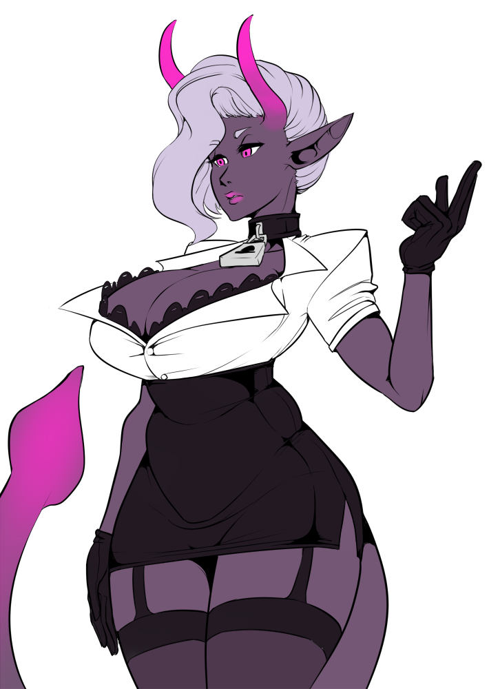 foxy-spice:  I was drawing demon girls you know having a good time only to realise