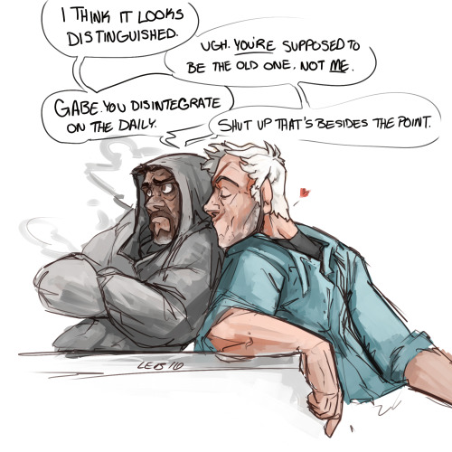 Everyone is always like ‘oh gabe probably doesnt age as reaper’ and I respond with &lsqu