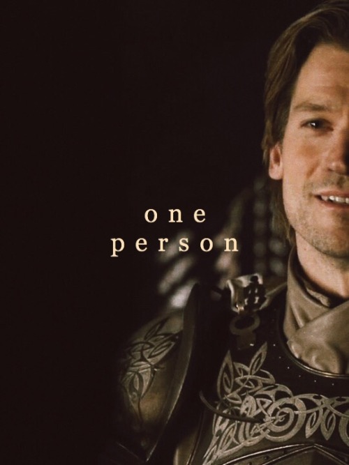 And Jaime and I are more than brother and sister. We are one person in two bodies.