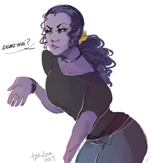 tokicha:i cant stop thinking about widowmaker with curly hair