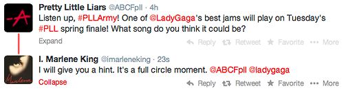 prettylittleliarsxxxx:  The only Lady GaGa song I remember playing was Just Dance