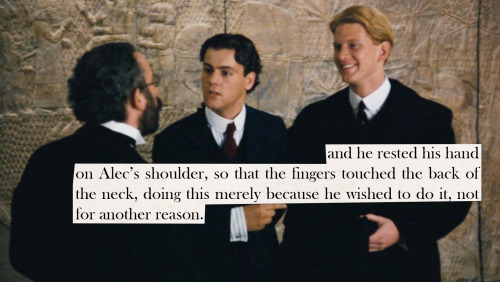 lalalaugenbrot: Maurice (1987) + corresponding quotes from the novel by E. M. Forster