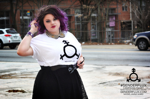 notfuckingcishet:hobbitkaiju:femmewitchbabe:  jasperology:  houseofalexzander:  http://www.genderflux.com  This campaign is so badass. I want the black “non-binary” shirt 