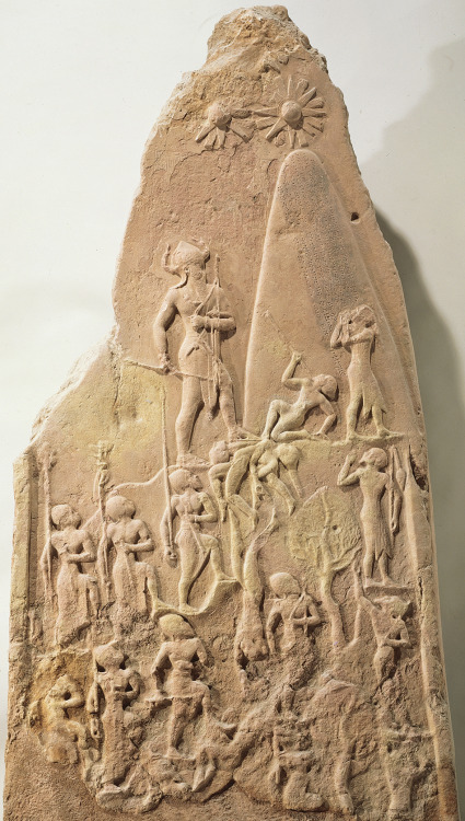 Victory Stele of Naram-Sin, Susa, Iran (c.2230 BCE)“ A major work illustrating the imperial art of t