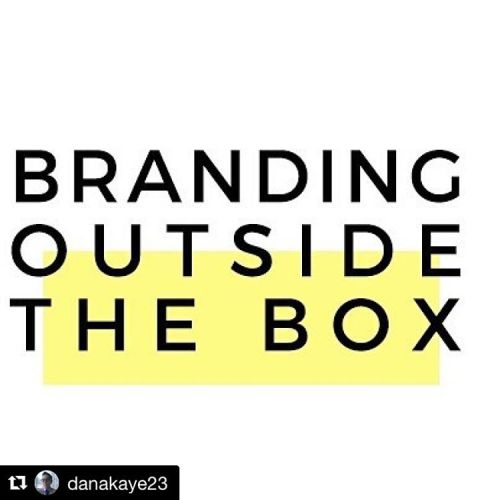 #Repost @danakaye23 with @repostapp ・・・ Today, we officially launched Branding Outside the Box, an o