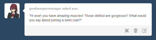 ask-uzu-sanageyama:  Uhh..Maybe next time,Miss…