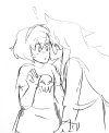 scribblehooves:It was so darn cute that she kissed them all on the cheek????? Omg????