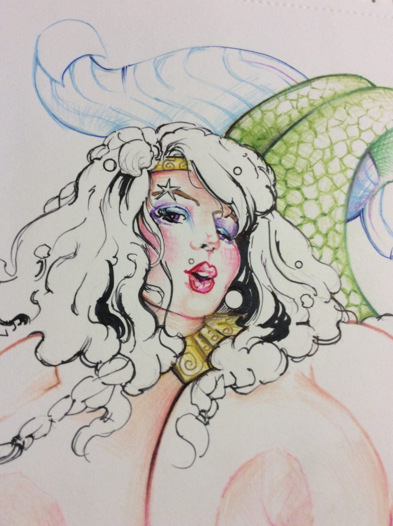 artmindbodysoul:  A few new Sketches straight from my #ArtStudio 🎨💜💕 