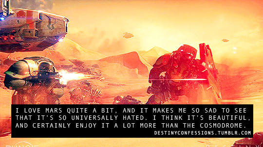 destinyconfessions:“I love Mars quite a bit, and it makes me so sad to see that