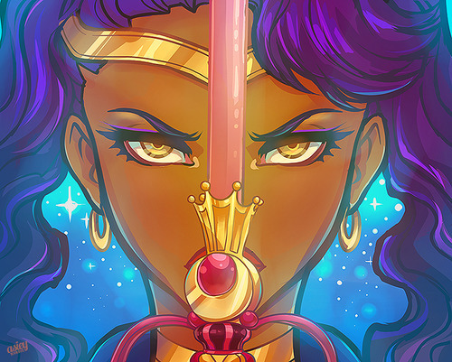 slimed:  madmothmiko:  Sailor Moon Illustrations by asieybarbie  YES 