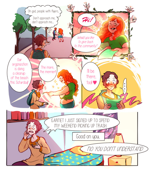 fairymascot:pearlrose bomb! human au x first meeting combo, or: the story of how pearl abruptly beca