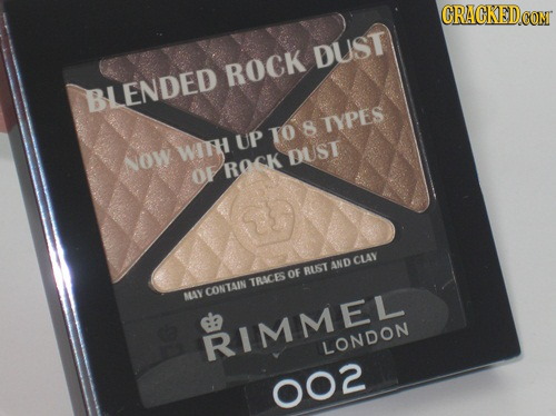 cracked:  But remember, guys prefer a “no blended rock dust” look.If Product