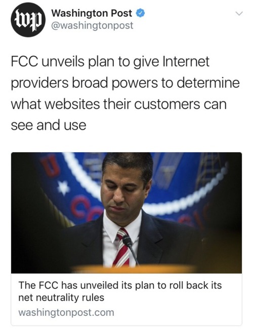 weavemama:IF YOU ARE READING THIS, CHANCES ARE YOU GO ON THE INTERNET EVERYDAY. THE FCC IS NOW PLANN