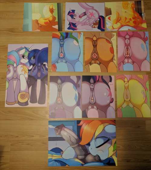 Edit: You can preorder the new Pony Clop Book on the same form as well now! Check it out!*Order here*Hey guys!Sorry for the bad picture quality and the glares and everything. I suck at taking pictures. I promise the prints look stunning in person.I have