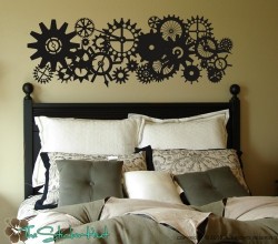 what-the-hell-is-steampunk:  Wall sticker for sale here.