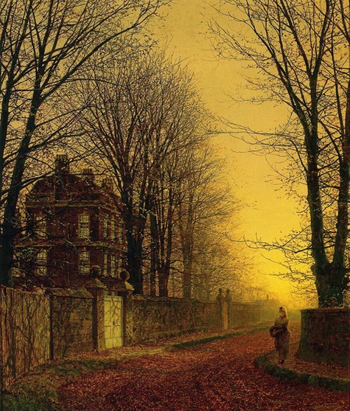 transiberiana:  Autumn Gold by Atkinson Grimshaw 