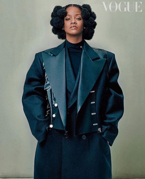 RIHANNA for BRITISH VOGUE April 2020 Art. 1966mag.com