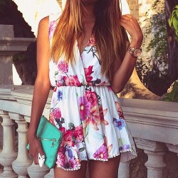 yourfashionfairy:Floral Jumpsuit