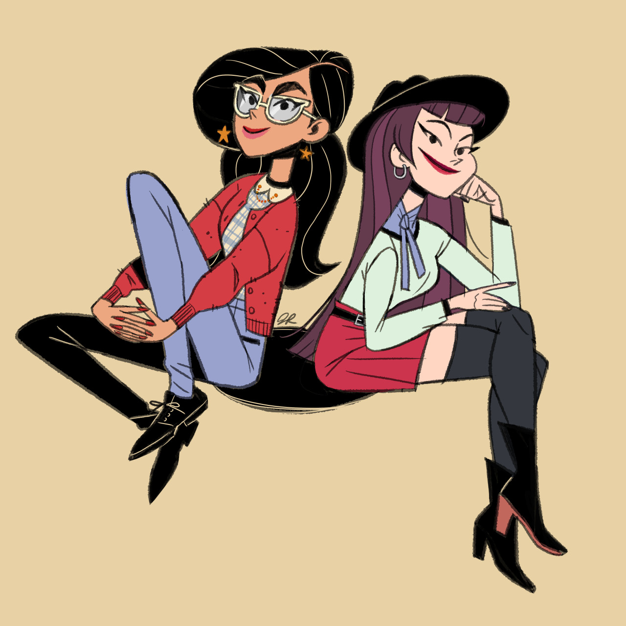 Diana and Zee street clothes - Tumblr Pics