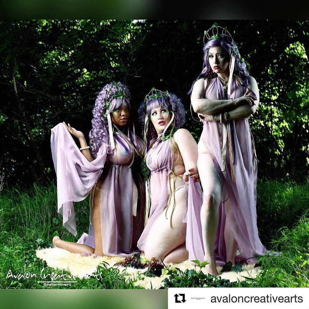 #Repost @avaloncreativearts ・・・ collaborator of this  Dionysus epic Anna @annamarxmodeling