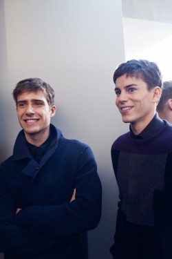 beneaththeguise:   Bottega Veneta backstagemodels: