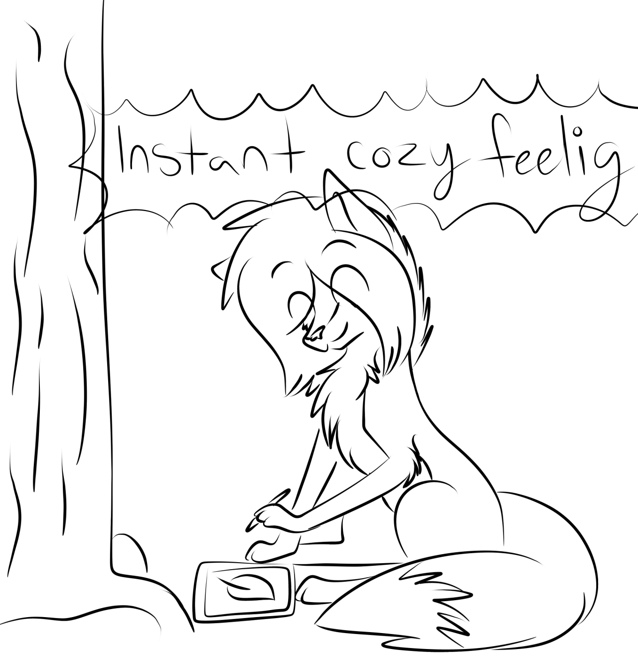 redsolarfox:Time for cozy scarves and sweaters! I love fall~Yush~! &lt;3 Wish