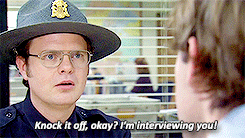 cloudsongs:So yesterday Dwight found half a joint in the parking lot. Which is unfortunate