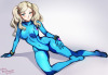 #881 Ann Takamaki - Zero Suit Samus cosplay adult photos