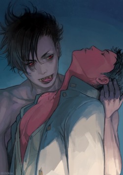 indigoit:  Kurodai x Vampire AU “Best of Breed!” 