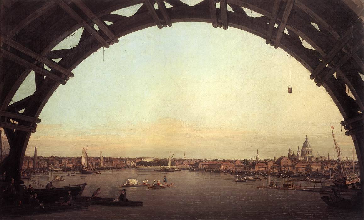 artmastered:  London scenes by Canaletto, mid-18th century Venetian artist Canaletto