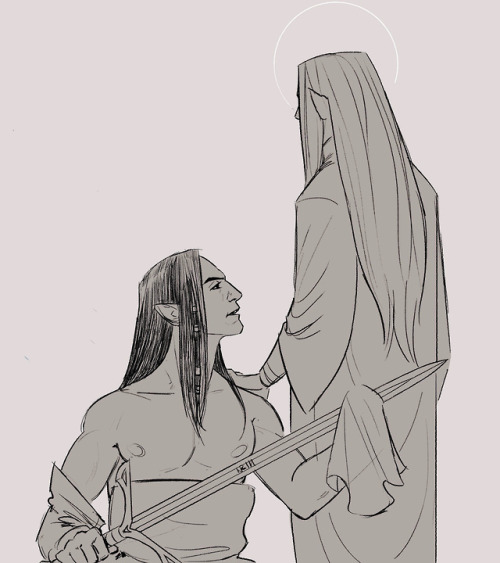 gandalfwho: gossiping in the forge probably – Celebrimbor &amp; Annatar/Sauron