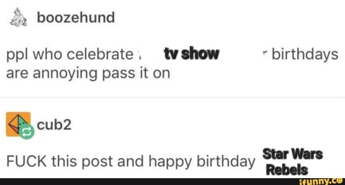 Happy 10th Birthday To My Favorite Piece Of Star Wars Media (premiered October 3, 2014)