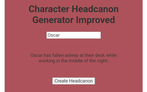 I Found This And Some Oscar Ones That Felt Accurate
