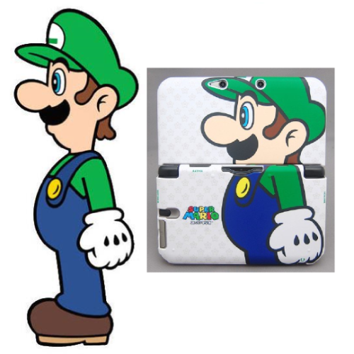 2man222:suppermariobroth:A licensed Nintendo 3DS XL/LL cover from Japan uses official art of Luigi l