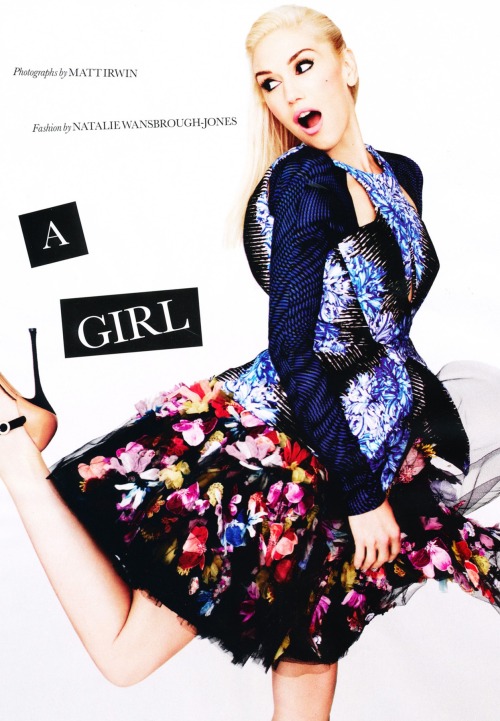 puregwenstefani:Gwen Stefani for Elle UK 2012