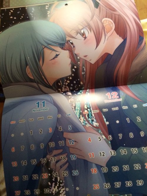 Morinaga Milk  & Mera Hakamada 2016 doujin calendar from Comiket (probably)