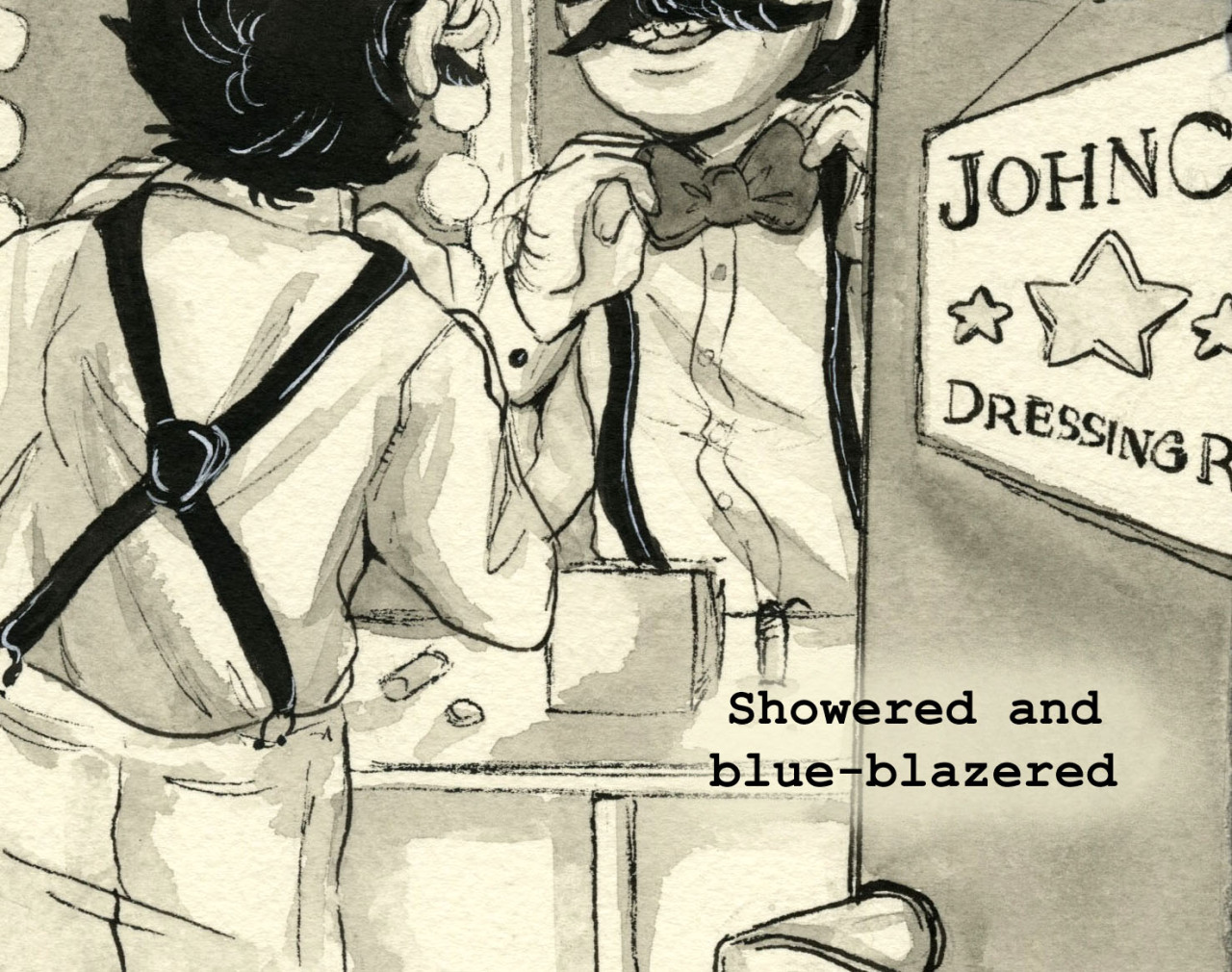 orangelemonart:  Mistaken For Strangers- The National Companion to this piece from three years ago Sorry this couldn’t be done as an audio post, tumblr said lyricstucks have no rights.  