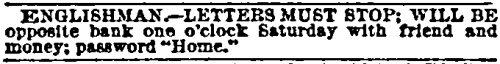 yeoldenews: A selection of strange and cryptic personal ads from The New York Herald, 1860s to 1890s