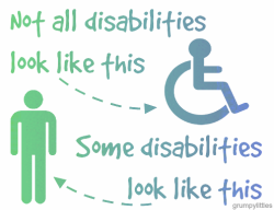 grumpylittles:  Not every disability is visable
