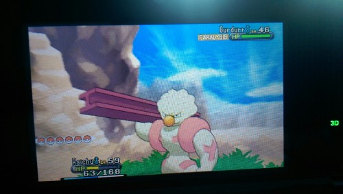 First shiny I encounter since Sapphire is this little beauty! Yes, I named him Shinurr… Big whoop, wanna fight about it?