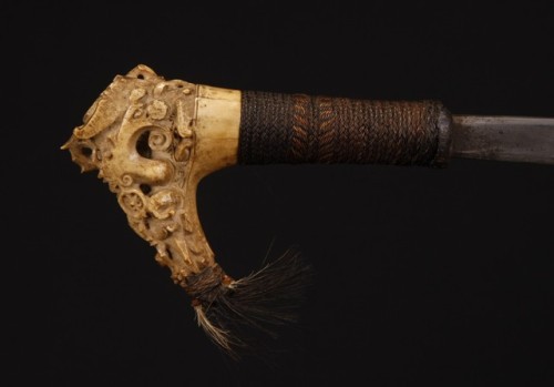 Dayak Mandau sword, Borneo, early 20th century.from Erik’s Edge Tribal Weapons