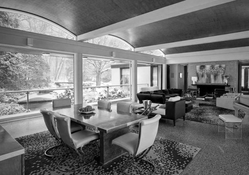 ofhouses: 593. John M. Johansen /// Warner House (Bridge House) /// New Canaan, Connecticut, USA ///