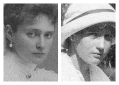 mashkaromanova: Family Resemblance Series: 8/?1: Alix of Hesse in 1885. Anastasia Nikolaevna in 1914