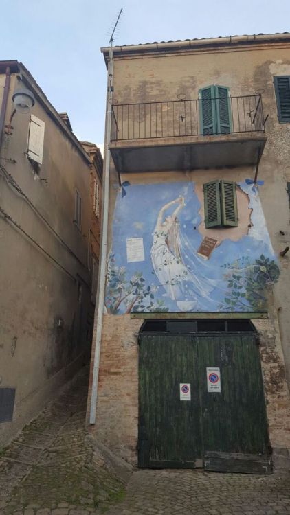 I Murales del Borgo di Saludecio (RN)-Italy-