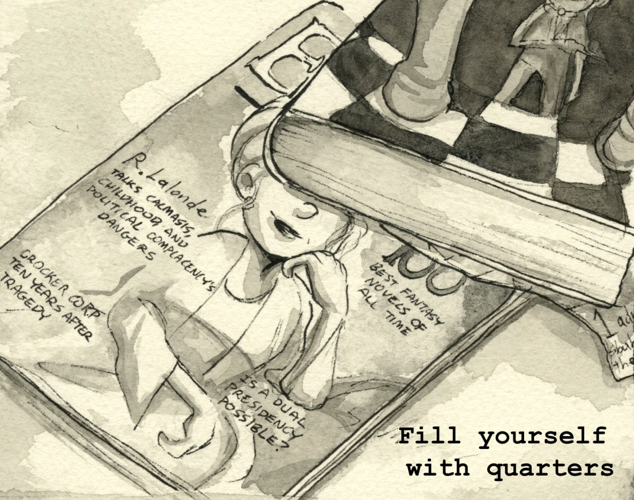 orangelemonart:  Mistaken For Strangers- The National Companion to this piece from three years ago Sorry this couldn’t be done as an audio post, tumblr said lyricstucks have no rights.  