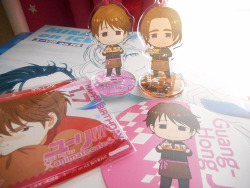   got Leo and Guang Hong together finally from the animate cafe &lt;3  