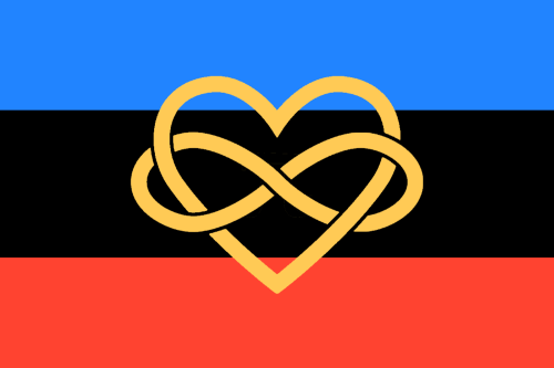 yamino:cinnamonroell:I redesigned the polyamory flag bc the old one seems a little jarring to me &lt