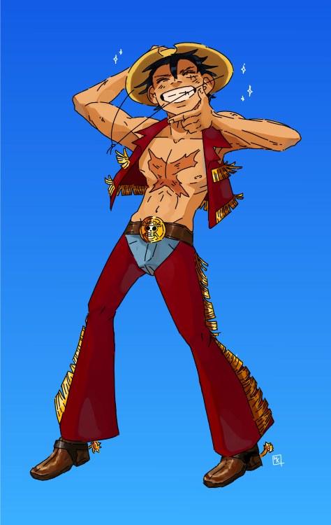 mudritskaya: cowboy luffy cause robin’s fit in alabasta was *chef’s kiss* and it’s a crime that none