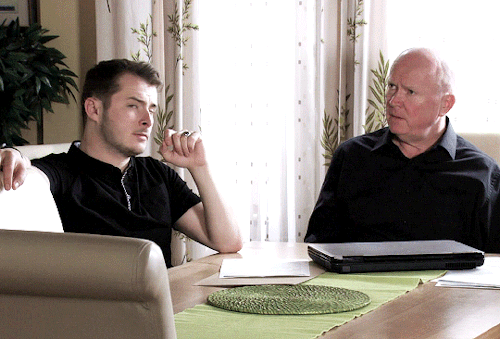merriell:“Phil and his mini-me...” #LOVE THEM#phil mitchell#ben mitchell#eastenders